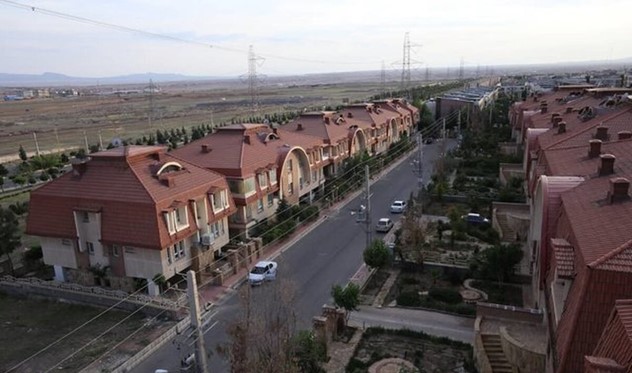 نمایی از بافت مسکونی شهر جدید پرند