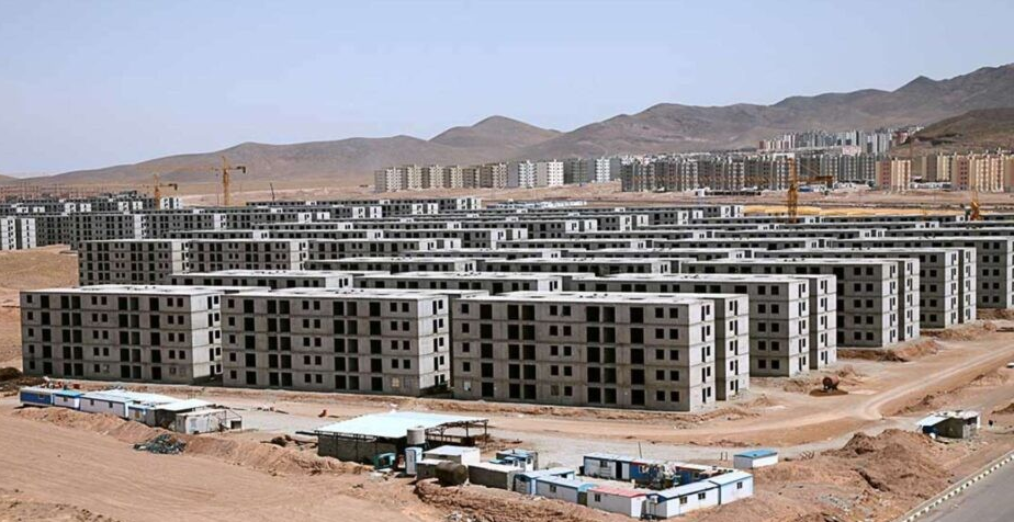 نمای هوای از پروژه ی کیسون پرند 